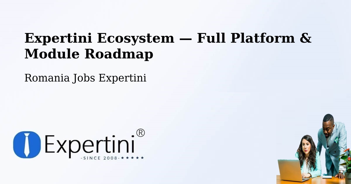 Expertini Ecosystem — Full Platform & Module Roadmap – Tătăranu