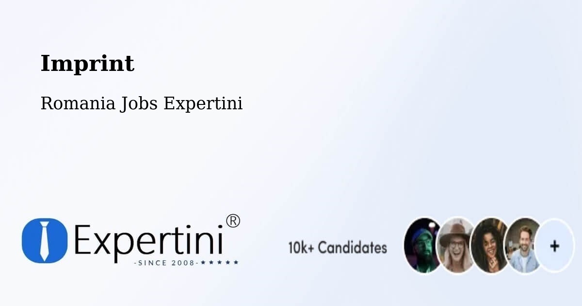 Imprint – Tătăranu - Romania Jobs Expertini